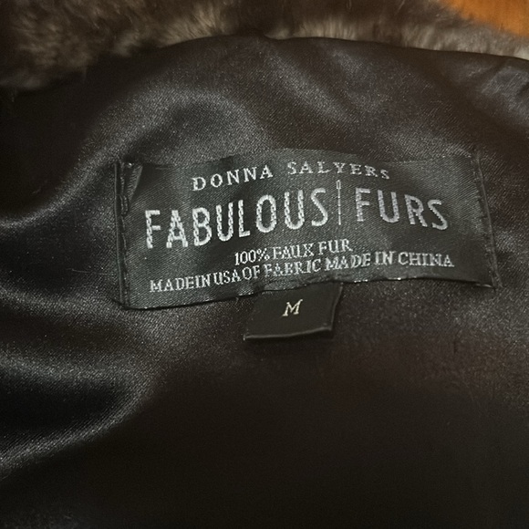 Donna salyers faux fur coat - medium preloved - Picture 10 of 10